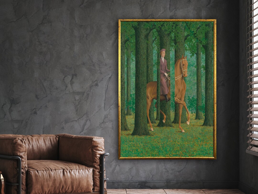 Rene magritte the blank signature reproduction poster the blank