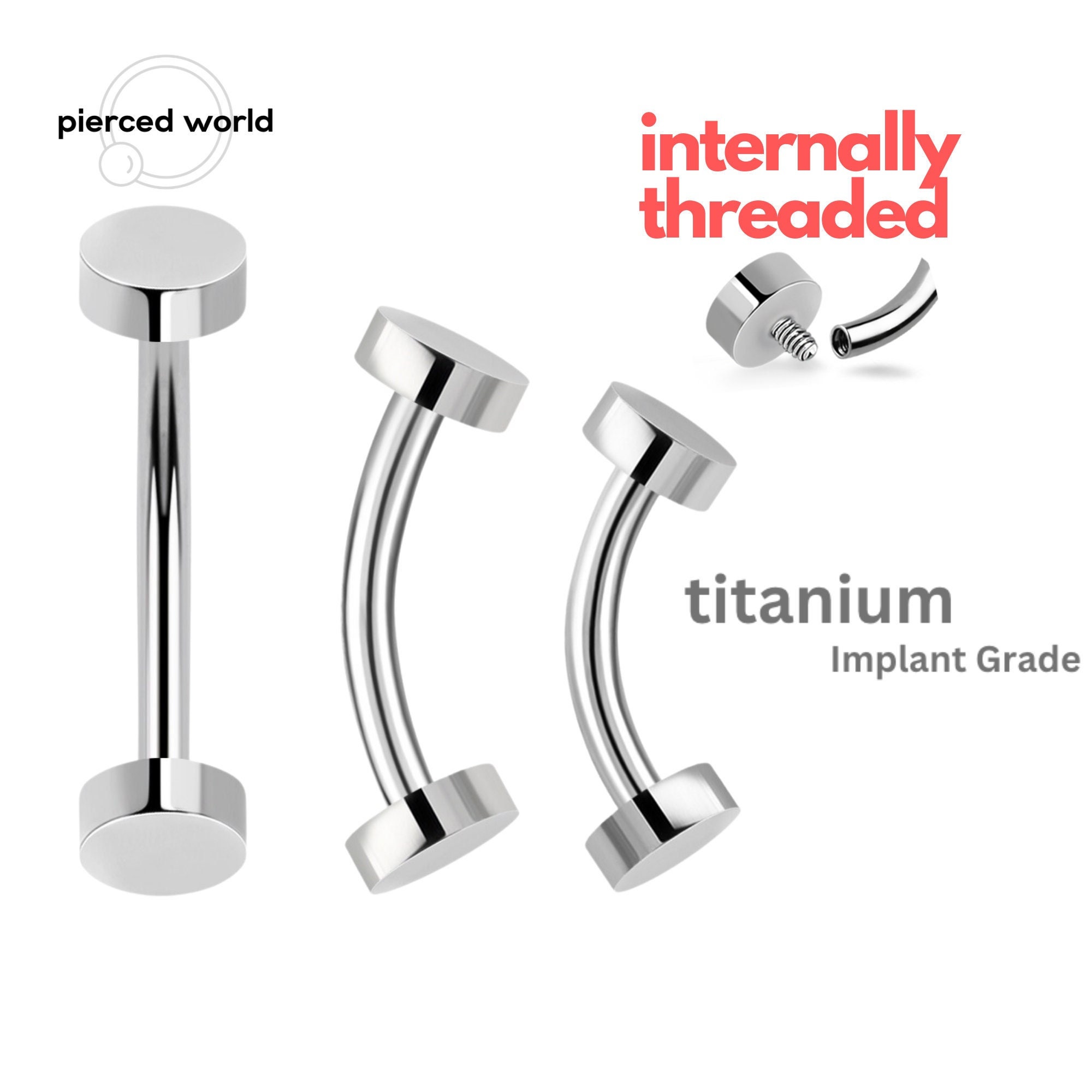 Curved barbell with flat deals back