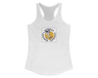 Sunday Funday Ideal Racerback-tanktop voor dames