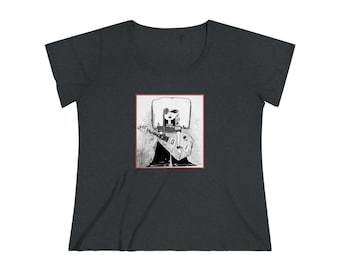 Guitar Chick Women's Curvy Tee