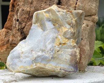 2.6lb Opal. Commercial grade, UV reactive, daylight fluorescence for mineral collectors, Vintage art deco display fossil rock. Certified