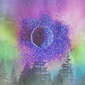 Chameleon Glitter, Fine Glitter, Color Shift Glitter, Iridescent Glitter, 1 oz glitter, 2 oz glitter, Glitter Supply, Purple Fine Glitter
