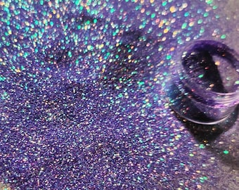 Iridescent Purple Polyester Glitter: Fine 0.3MM, Color Shift, Resin Art