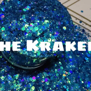 Solvent Resistant, Teal Glitter, Chunky Glitter Mix, Color Shift Chunky Glitter, Sea Green Glitter, Loose Glitter, Sea Blue Glitter