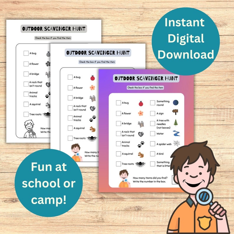 Outdoor Scavenger Hunt Printable - Il 794xN.4990792519 E2gl 