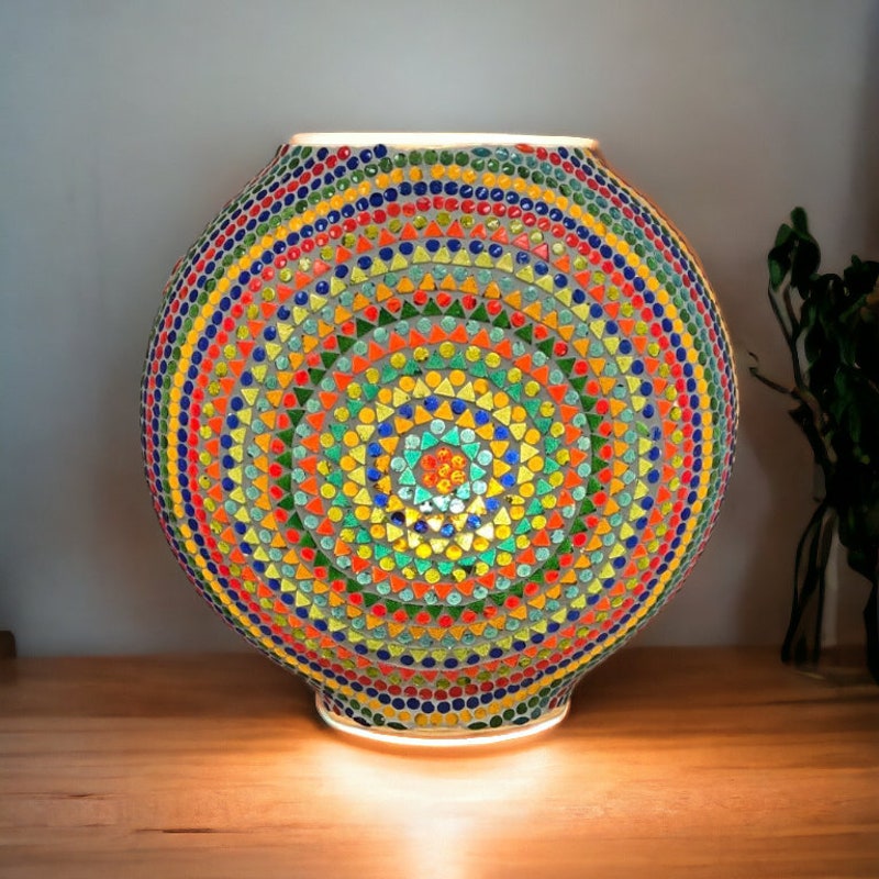 Mosaic Lamp - Etsy