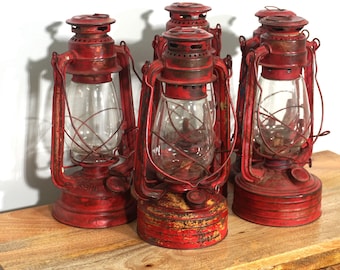 Vintage EMBURY No. 1 Little Air Pilot Oil Kerosene Lantern Lamp