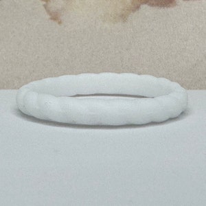 White Waves Silicone Ring A17-23