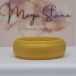Smooth Gold Silicone Ring B17-22