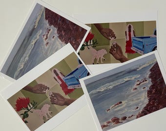 4pack Postcards: art prints HAWAII Edition