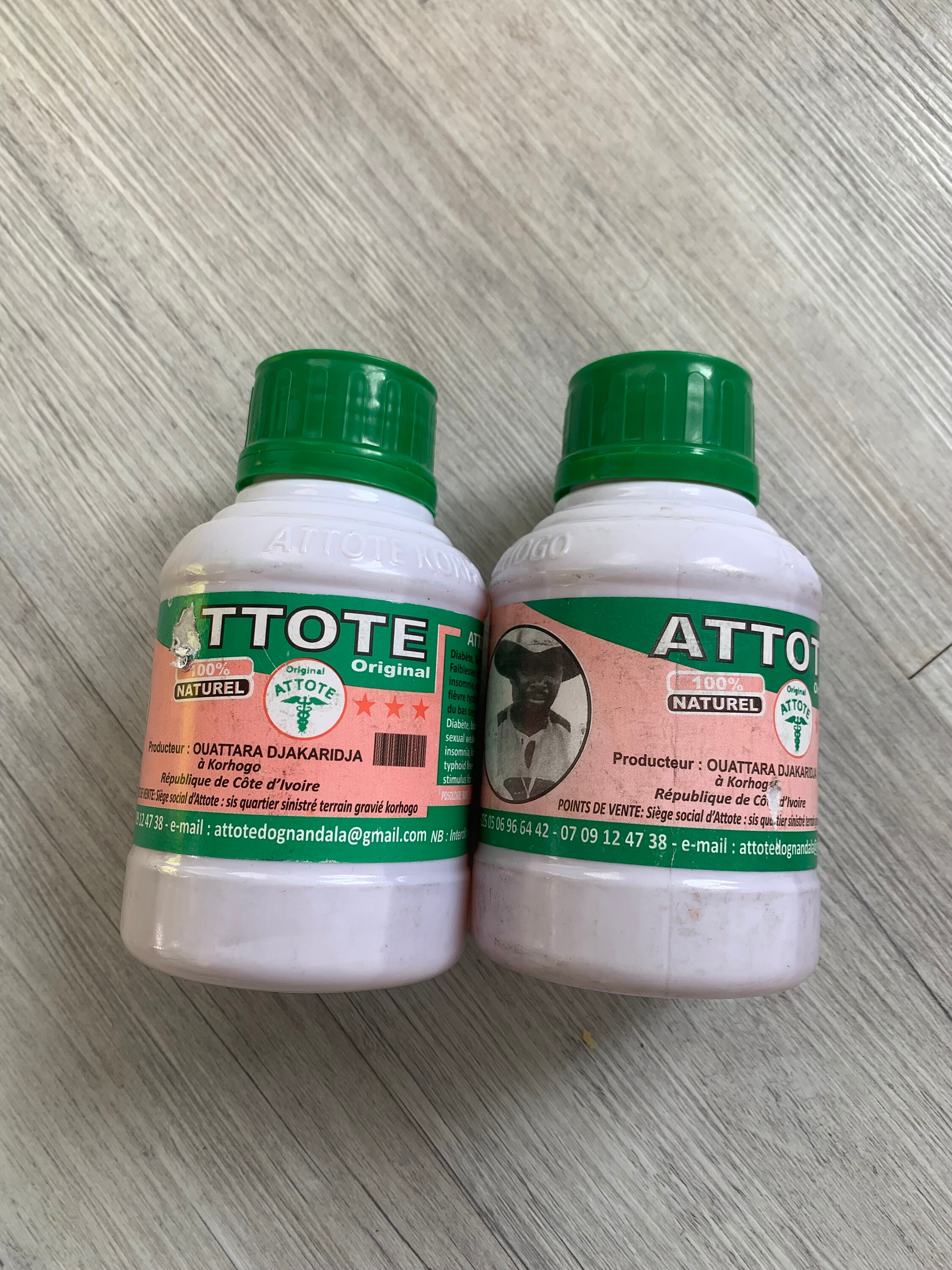  Attote Original (Pack of 2) 100% Organic Natural Herbal Drink  : Grocery & Gourmet Food