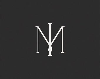Monogramma nuziale / Iniziali personalizzate, download digitale (M & I)