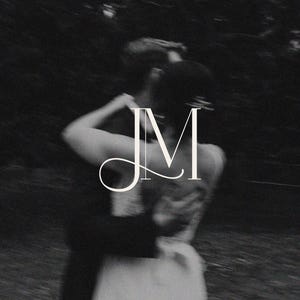 Wedding Monogram | Custom Initials, Digital Download (J & M)
