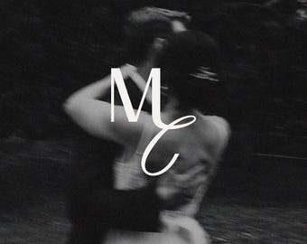 Monogramma di matrimonio / Iniziali personalizzate, download digitale (M & C)