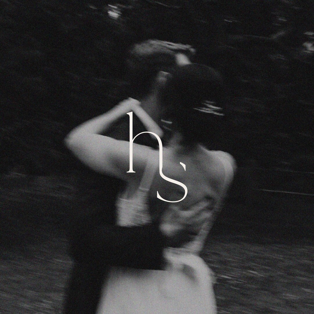 H&S Initials Wedding Monogram: Modern Couple Logo (digital) - Etsy
