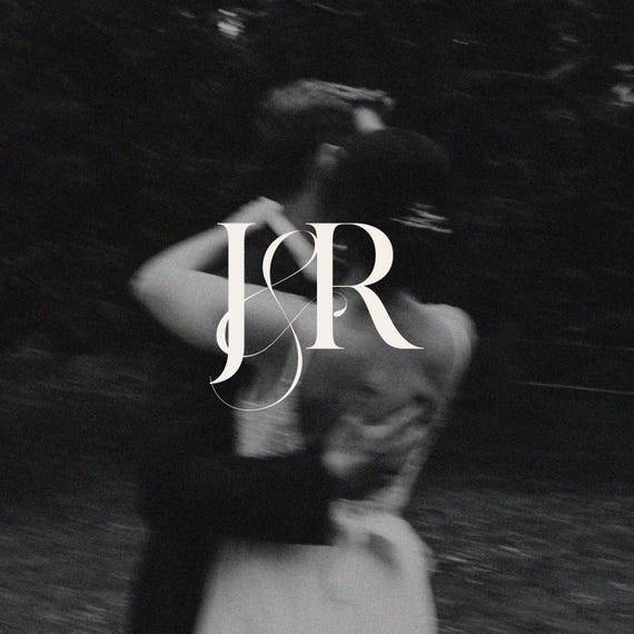Monograma de casamento | Iniciais personalizadas, download digital