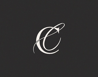 Wedding Monogram | Custom Initials, Digital Download (C & C)