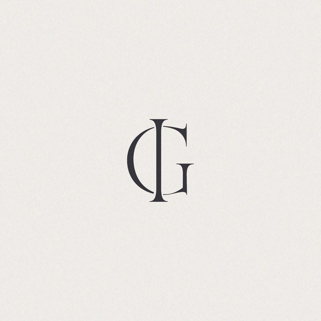 Wedding Monogram | Custom Initials, Digital Download (I & G) - Etsy