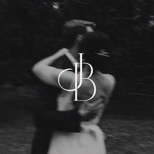 Wedding Monogram | Custom Initials, Digital Download (J & B)
