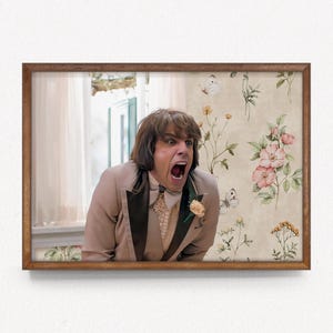 Funny Bathroom Wall Art Theres Something About Mary Comedy Movie Print Restroom Decor Humorous Wall Art for Men Quirky Toilet Room PRINT133