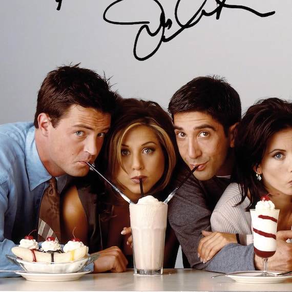 FRIENDS Cast Signed Poster Print, Photo Autograph, TV Show