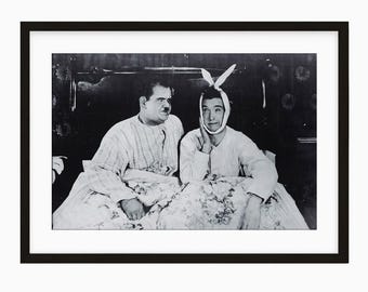 Laurel And Hardy Poster Stummfilm Komödie Wand Kunst Digital Download PRINT126