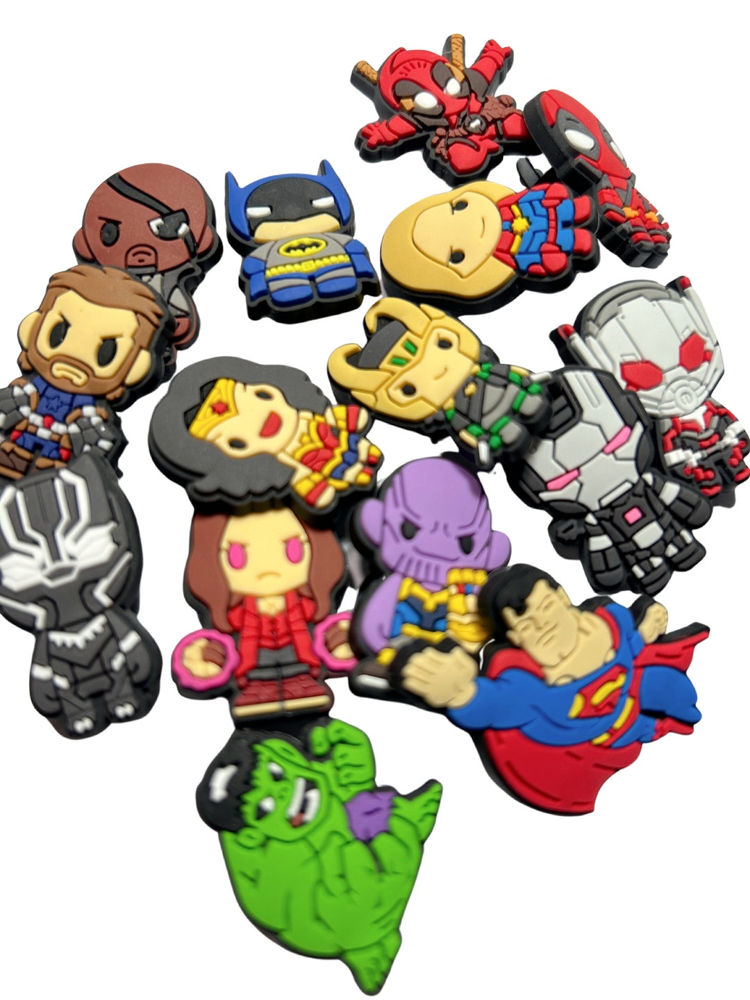 Superhero/marvel Inspired Croc Charms SINGLES