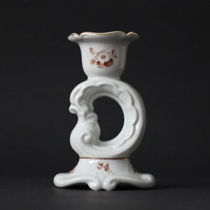 Vintage porcelain candlestick Weimarer Porcelain