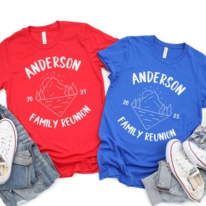 Custom Family Reunion Shirt, Reunion Shirt for Family Gathering, Family Reunion Camping Group Shirt