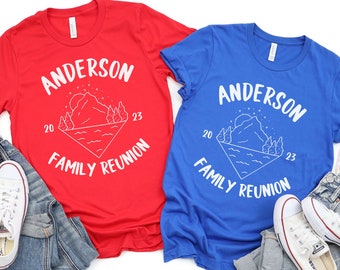 Custom Family Reunion Shirt, Reunion Shirt for Family Gathering, Family Reunion Camping Group Shirt