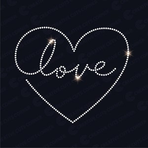 Rhinestone Heart Template Svg Rhinestone Shirt Template Cut File For Cricut Hotfix Rhinestone Template For Cricut Tshirt Rhinestone ss10 Svg