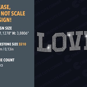 Love custom, Custom Rhinestone Template, ss10 Svg Digital File Rhinestone Sign Rhinestone Shirt Template File For Cricut Svg Download