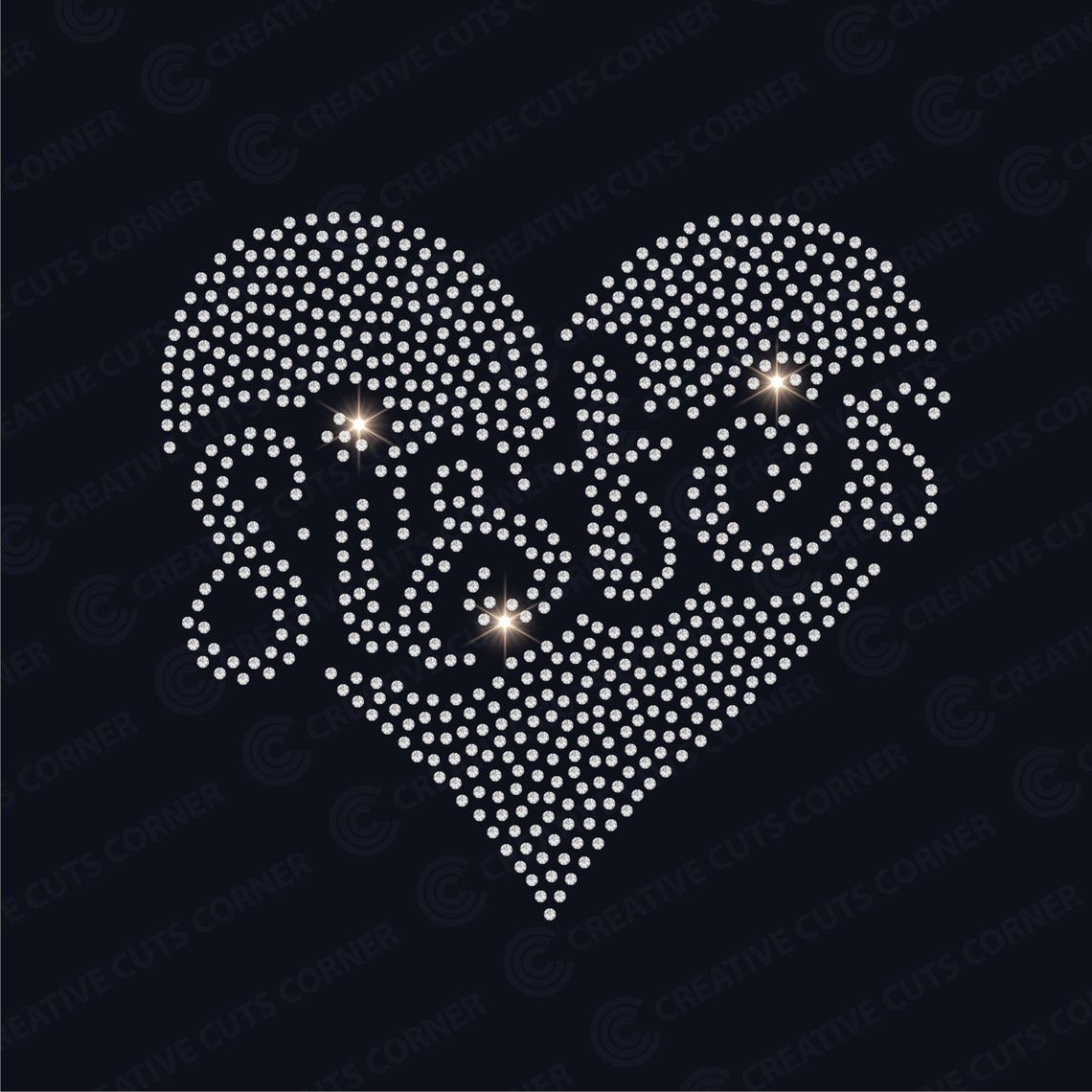 Sister Rhinestone Template Ss10 Svg Digital File Rhinestone Sister ...