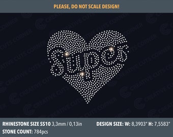 Strass Super Svg Strass sjabloon Svg-bestand Hotfix Strass sjabloon Svg ontwerp voor T-shirt Svg Cut-bestand strass Ss10 Cricut Svg