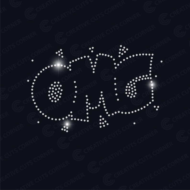 Communication Sign Rinstone OMG Rhinestone Template Ss10 Svg Digital File Rhinestone Funny Sign ...