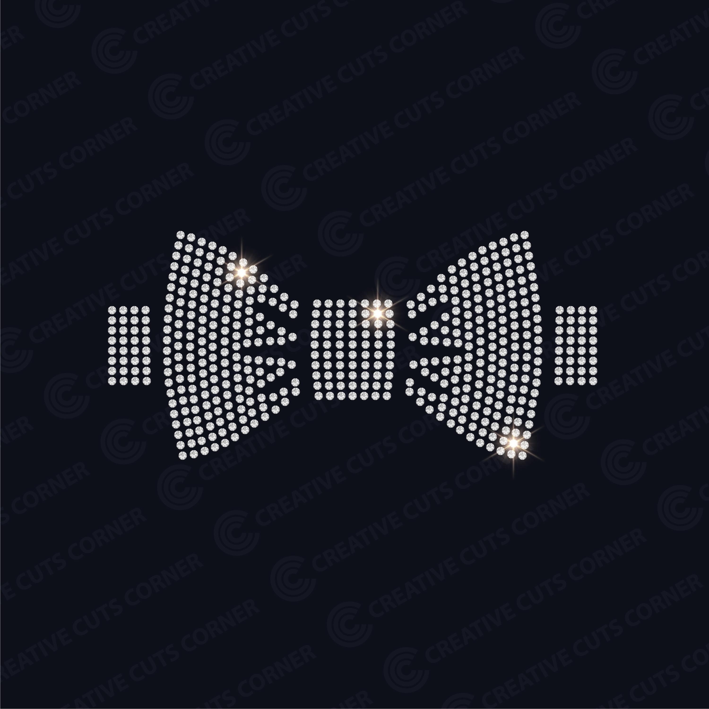 Rhinestone Template Svg Files for Cricut Bow Bundle Rhinestone Template ...