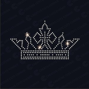 Crown Rhinestone Template ss10 Hotfix Rhinestone Template Svg File For Cricut Rhinestone Template Svg Cut File Rhinestone Shirt For Women