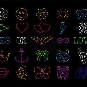 Bundle Rhinestone Template ss10 Set Rhinestone Design Collection Rhinestone Transfer File For Cricut Rhinestone Template svg Cutting File