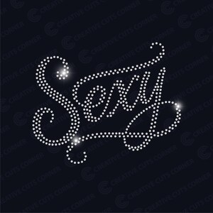 Modello di strass sexy File Svg per Cricut Design Modello di strass ss10 Cricut Svg Maglietta con strass Trasferimento di strass Svg