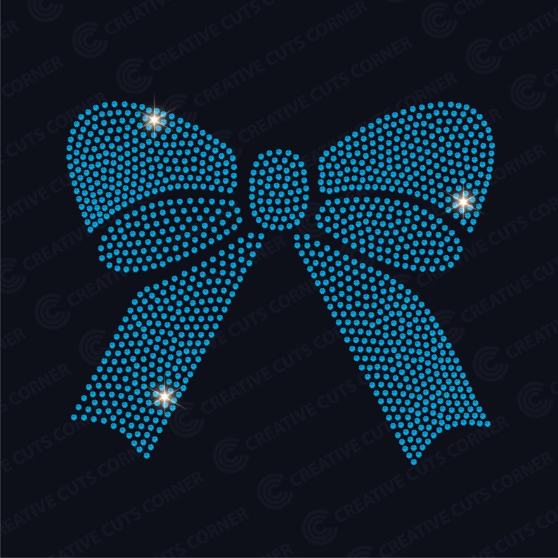 Rhinestone Template Svg Files for Cricut Bow Bundle Rhinestone Template ...