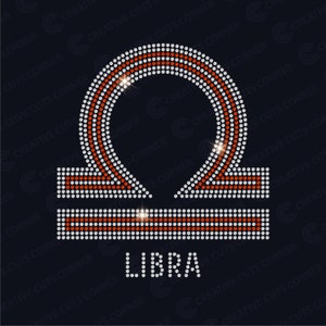 Rhinestone Template Libra zodiac Svg File Rhinestone Template ss10 Cricut Design Hot Fix Rhinestone Cricut Svg Rhinestone Decal Svg Design