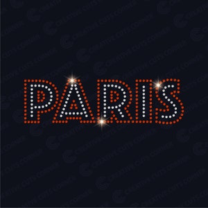 Rhinestone Design Paris Svg File For Cricut Rhinestone Sheet Svg Download Design for T-shirt Svg Rhinestone Template ss10 Rhinestone Dxf
