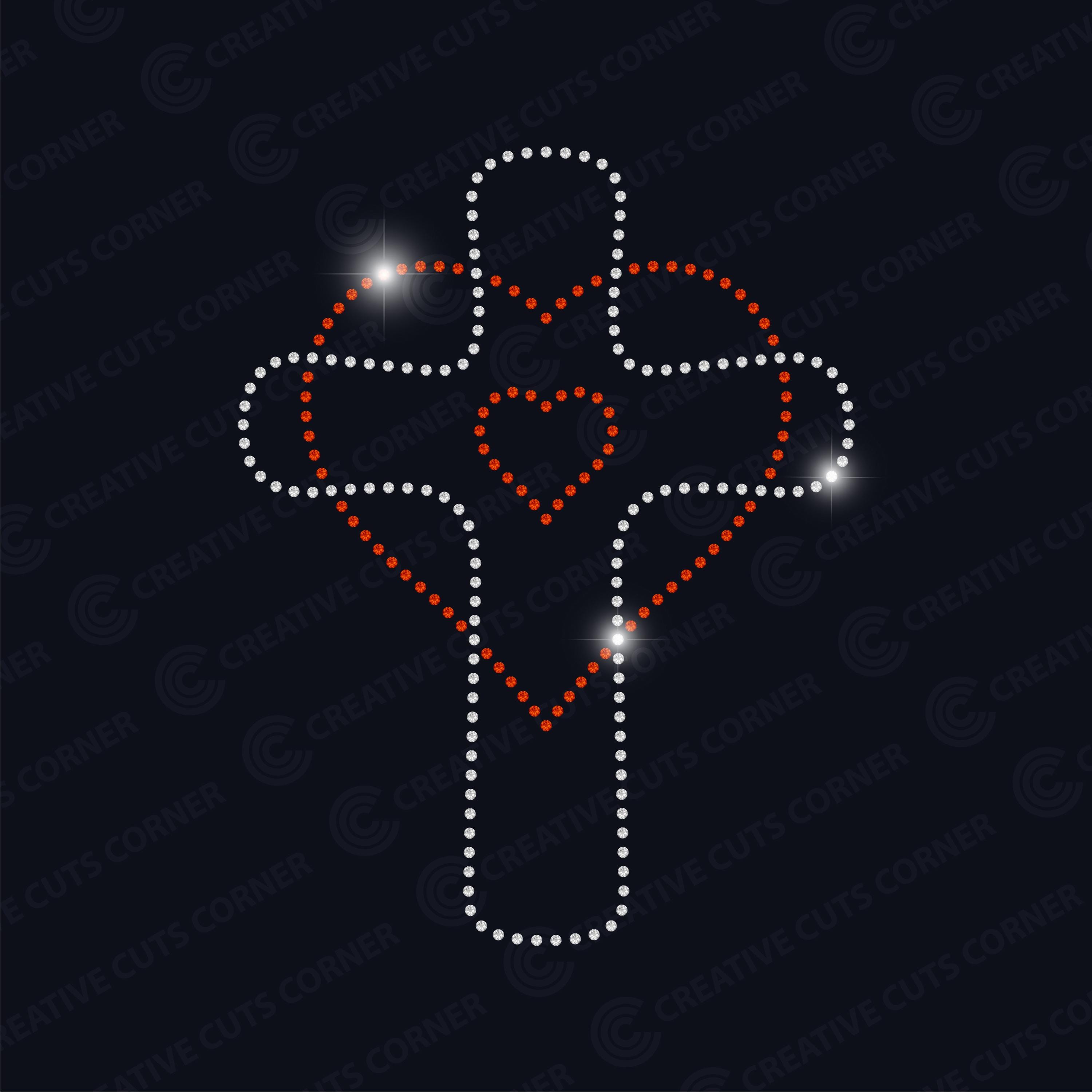 Communication Sign Rinstone Cross Rhinestone Template Ss10 Svg Digital File Rhinestone Sign ...
