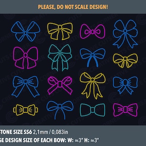 Set Bow Rhinestone Svg Rhinestone Template Svg File Hotfix Rhinestone Template Svg Design For T-shirt Svg Cut File Rhinestone Ss6 Cricut Svg