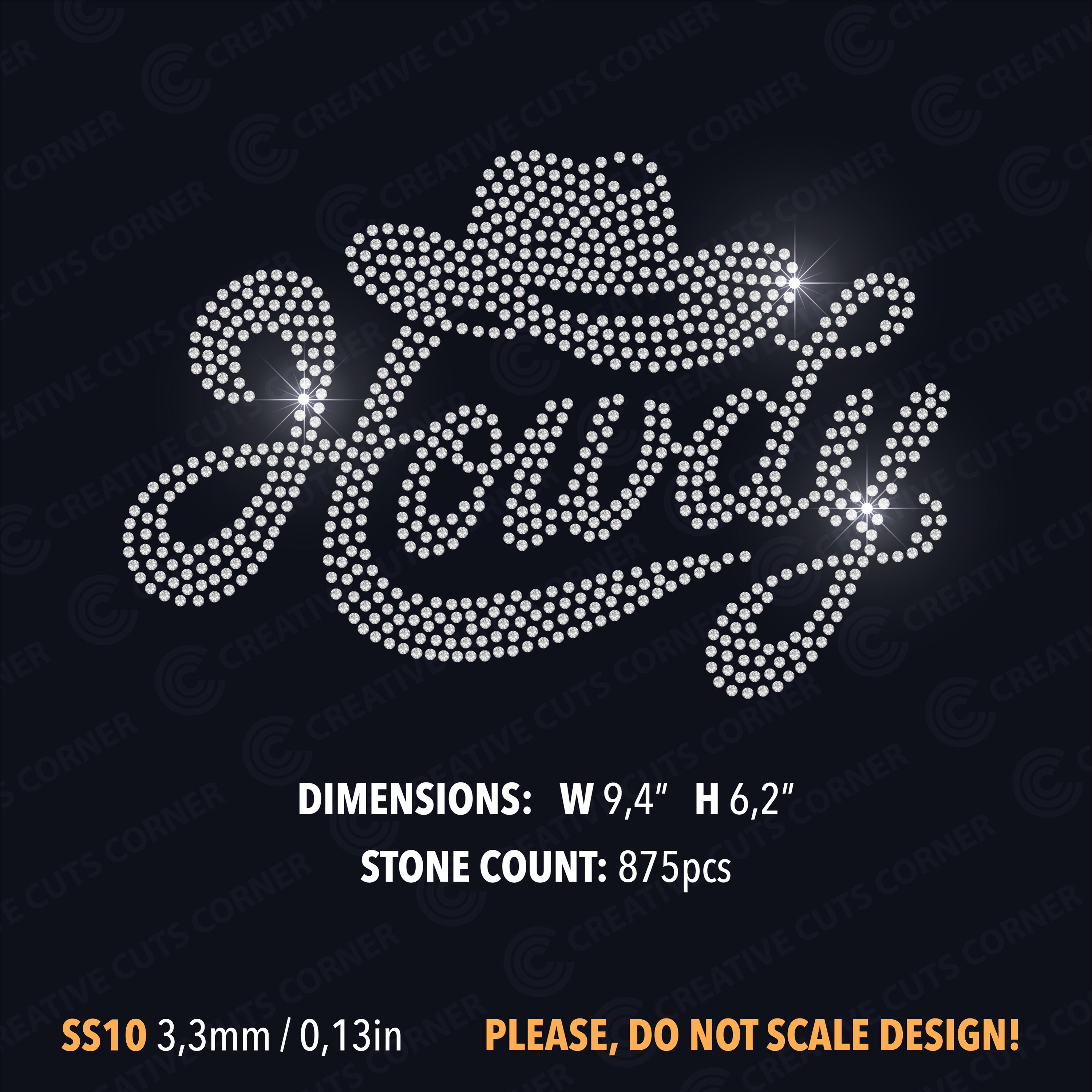 Country Rhinestone Patterns Howdy Rhinestone Template SS10 Rhinestone Western Girl Rhinestone Shirt ...