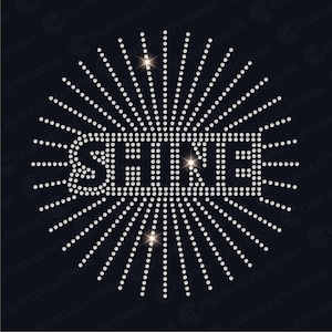Rhinestone Iron on Svg File For Cricut Shine Hotfix Rhinestone Template ss10 Cut File Rhinestone Design for T-shirt Svg Instant Download Dxf