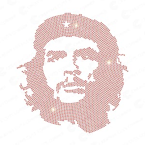 Che Rhinestone Template ss6 Hotfix Rhinestone Template Svg File For Cricut Rhinestone Template Svg Cut File Rhinestone Shirt Che Guevara
