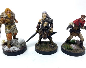 Adventurer Heroes | Professionally Painted Miniature, 28mm Scale, D&D, TTRPG