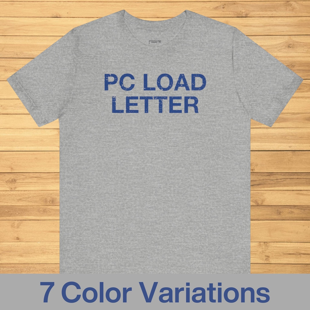 PC Load Letter Office Space Short Sleeve Tee - Etsy