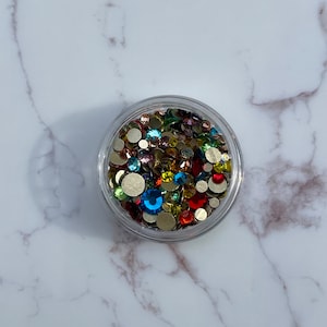 Colorful Swarovski Tooth Gems